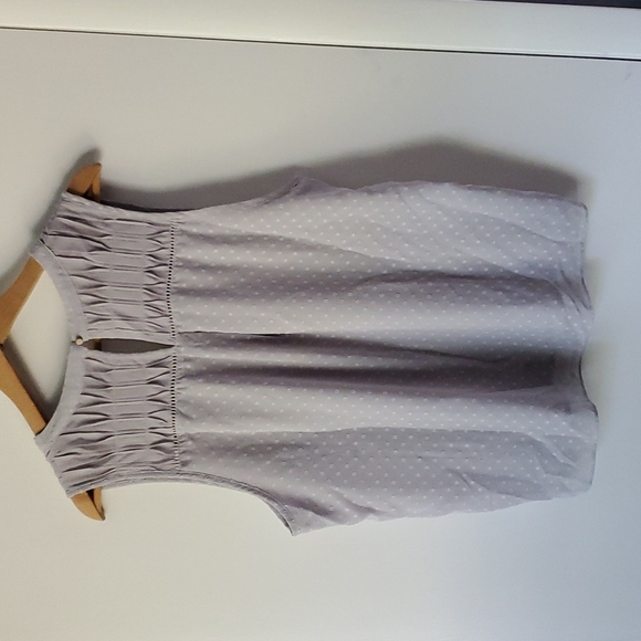 Gently worn Brixon Ivy v-neck blouse in grey, size XL. - Picture 4 of 4